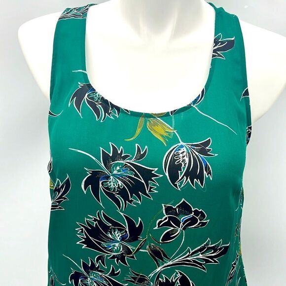 CAbi sleeveless falling leaves tank floral XL - Picture 1 of 5